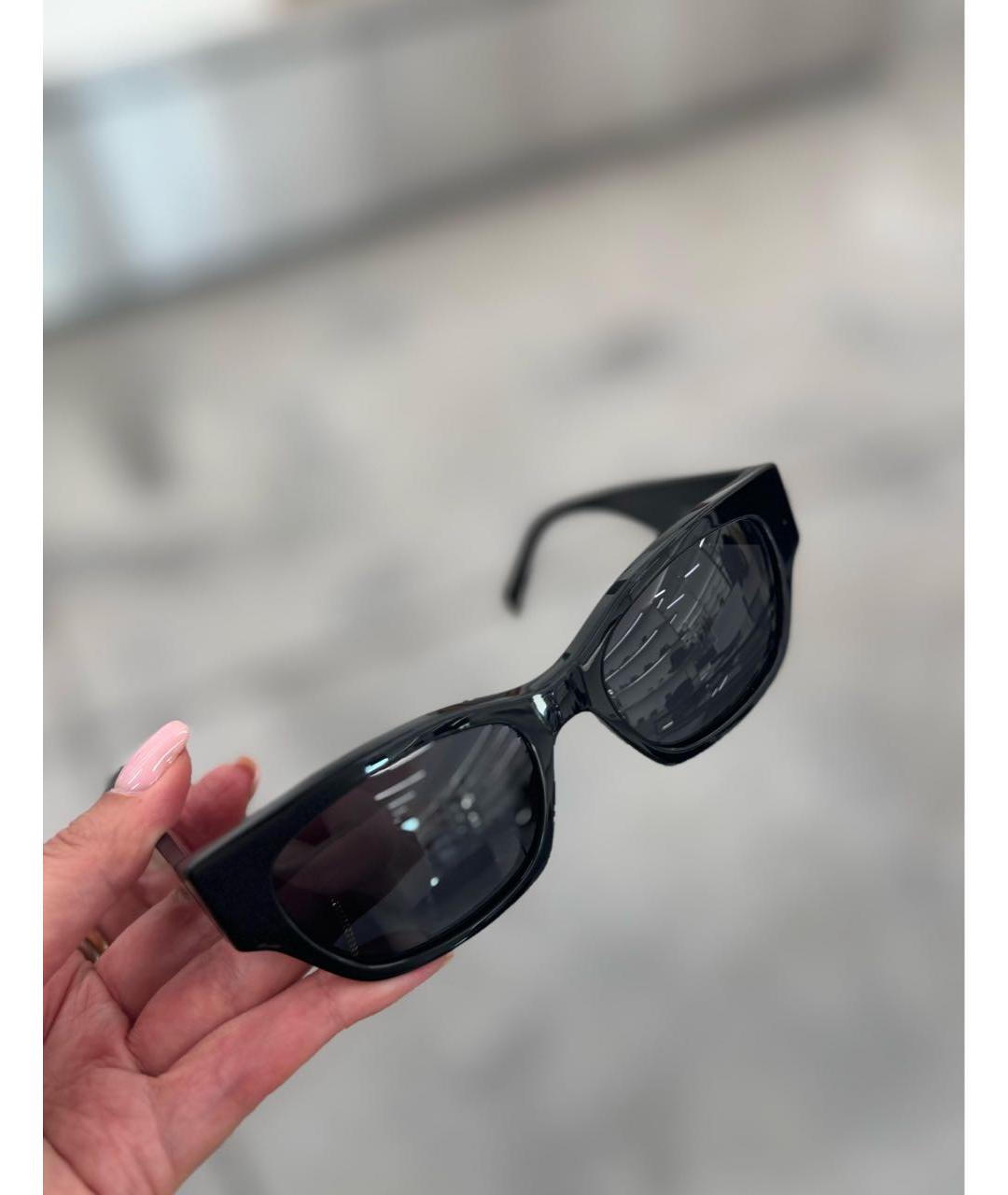 CELINE Черные пластиковые солнцезащитные очки, фото 4