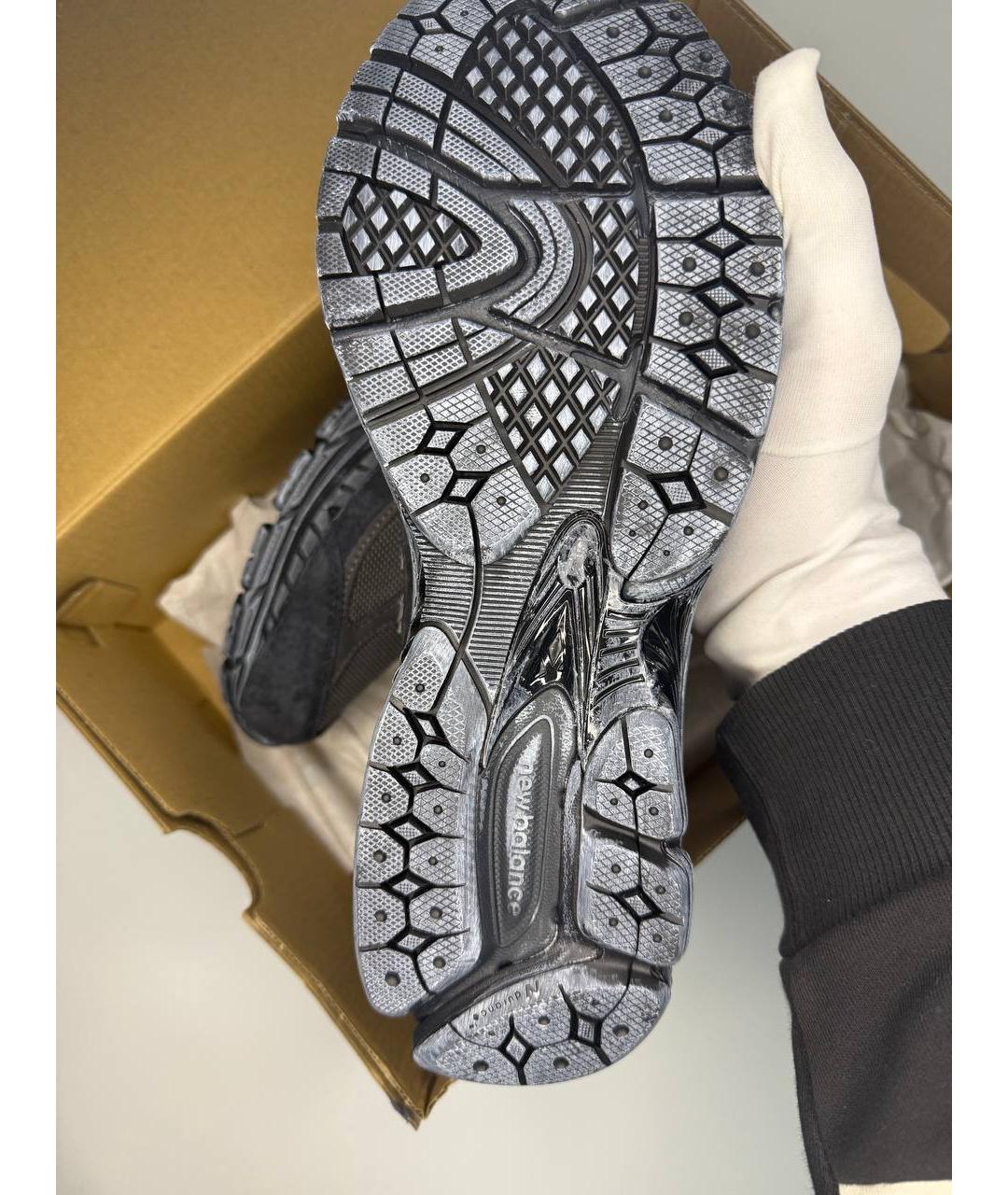 NEW BALANCE Серые низкие кроссовки / кеды, фото 4
