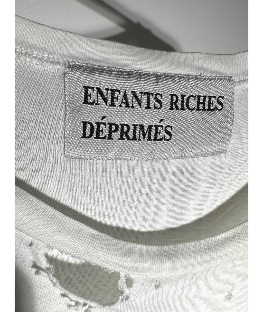 Enfants Riches Déprimés Белая хлопковая футболка, фото 4