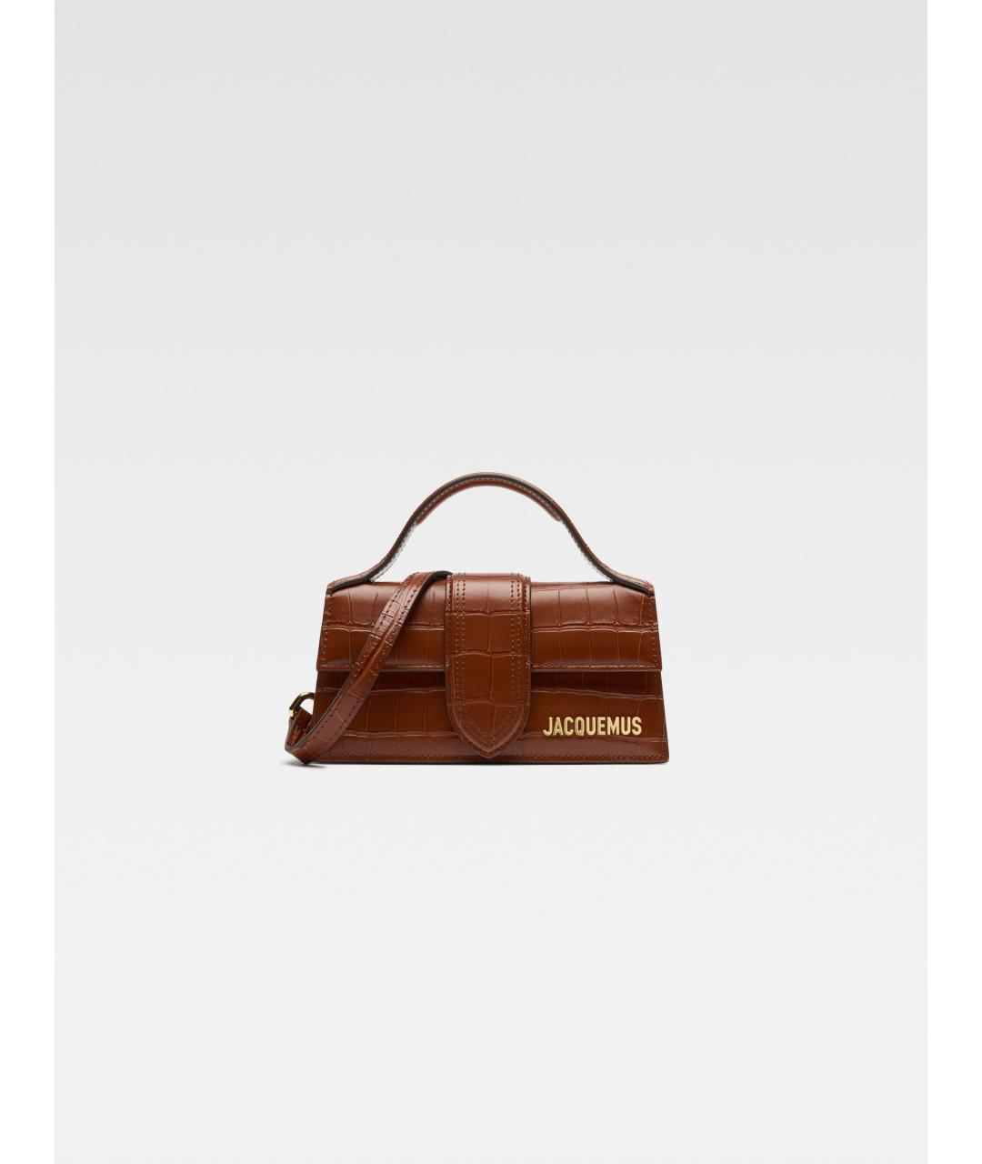 JACQUEMUS Кожаная сумка с короткими ручками, фото 6