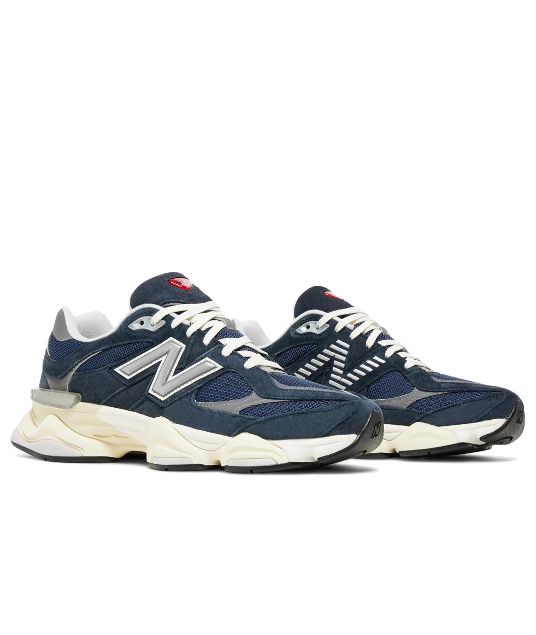 NEW BALANCE Темно-синие кожаные кроссовки, фото 2