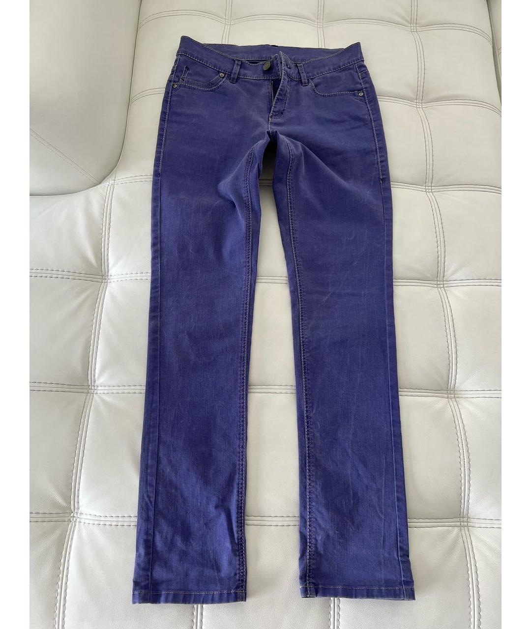 BOGNER Фиолетовые хлопковые прямые джинсы, фото 7