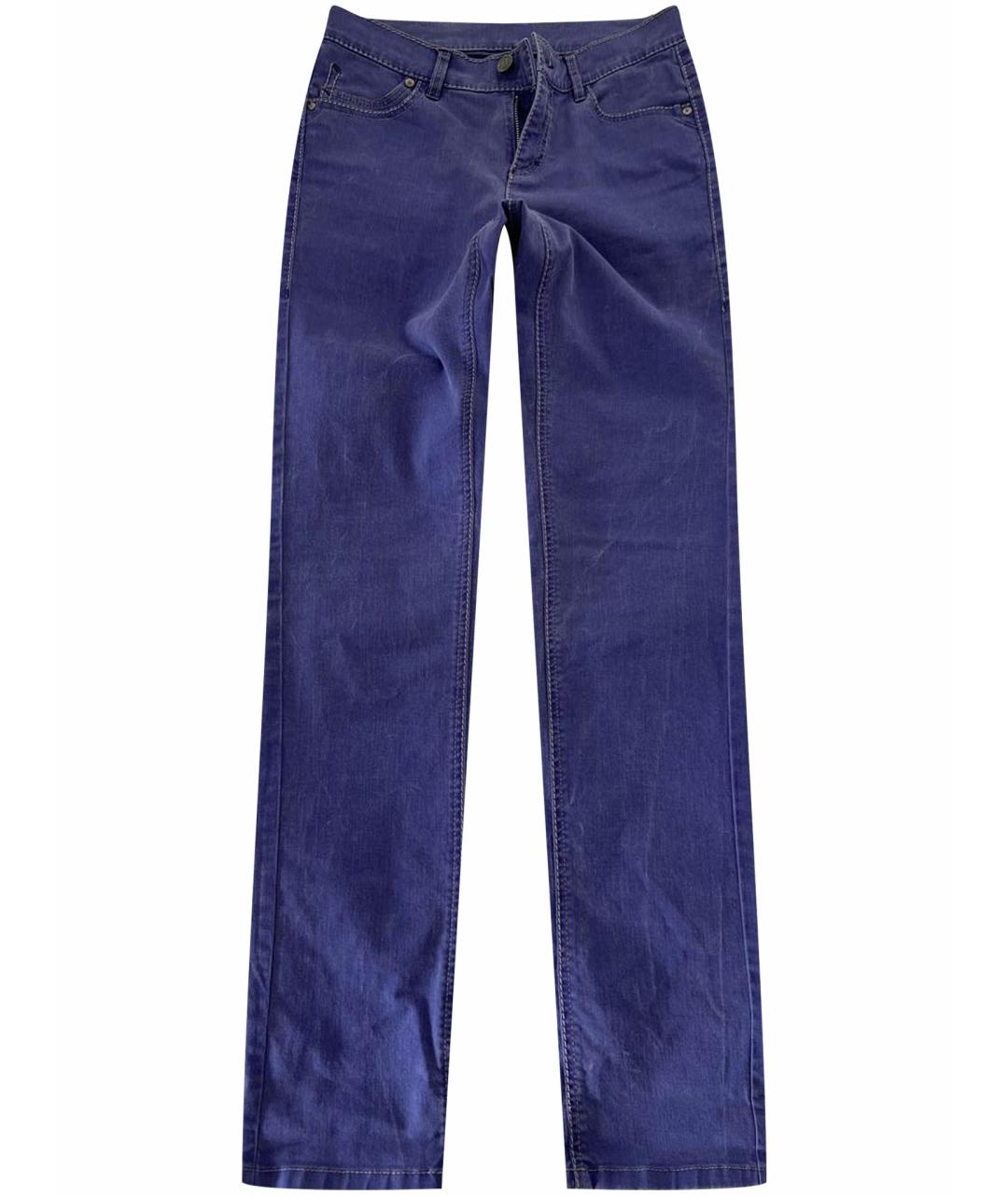 BOGNER Фиолетовые хлопковые прямые джинсы, фото 1