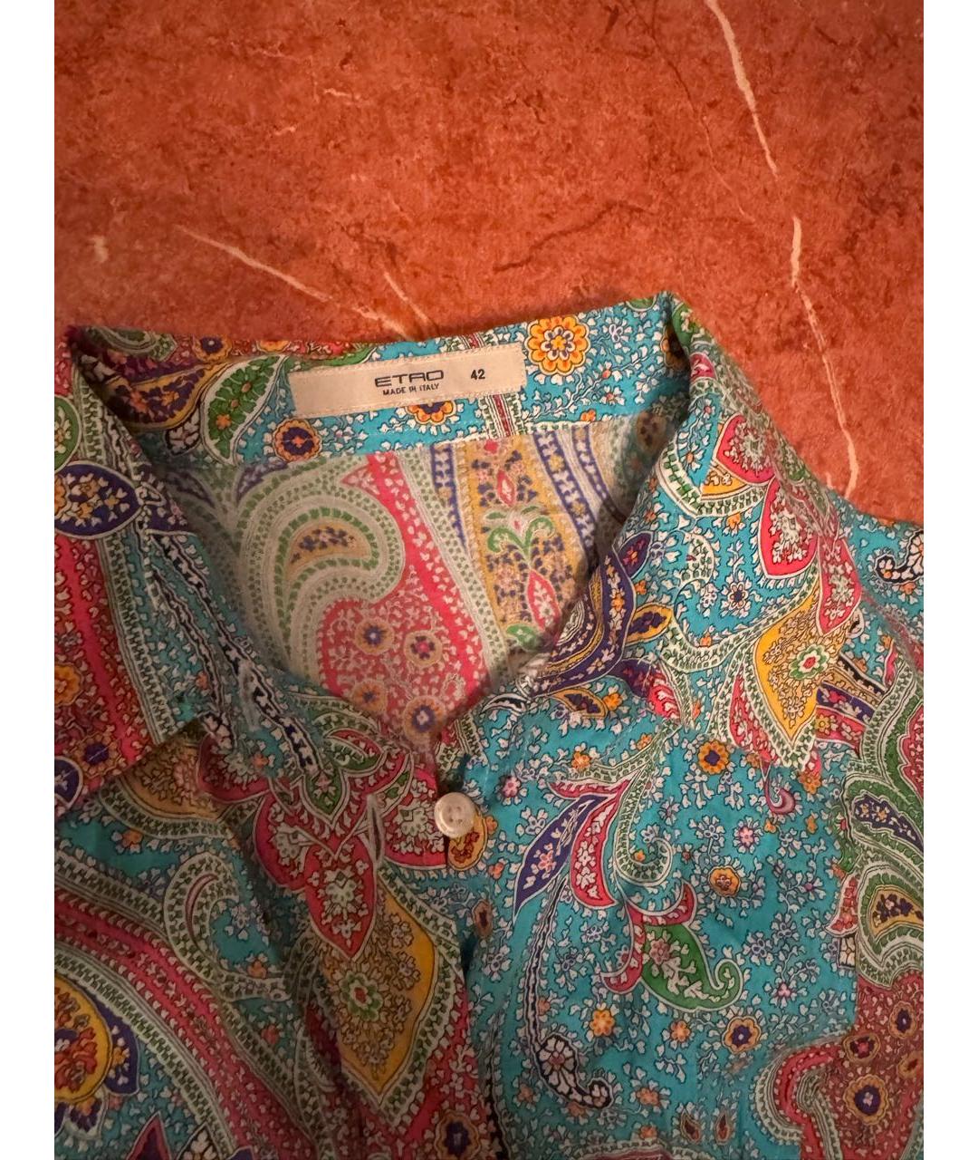 ETRO Мульти рубашка, фото 3