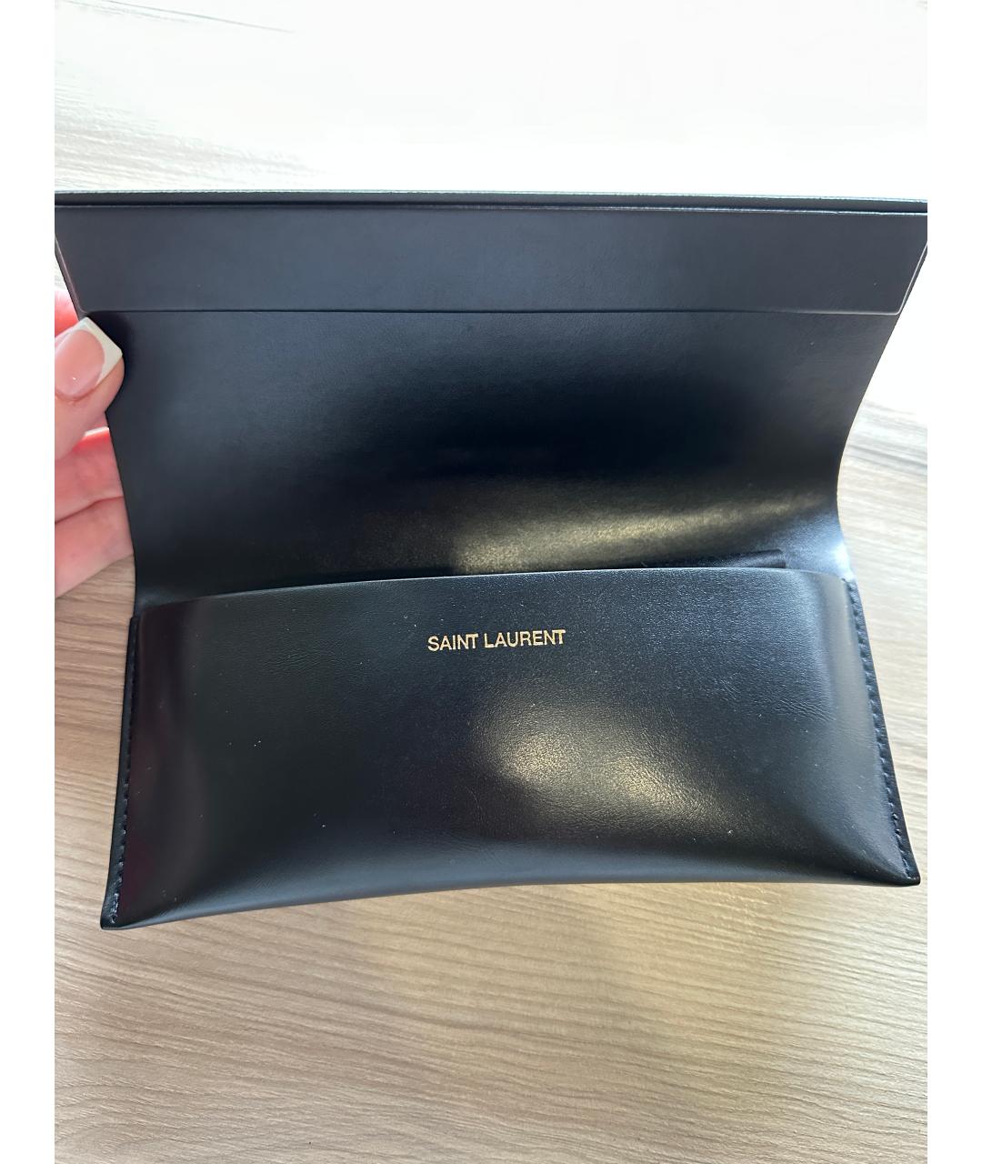 SAINT LAURENT Черные солнцезащитные очки, фото 3