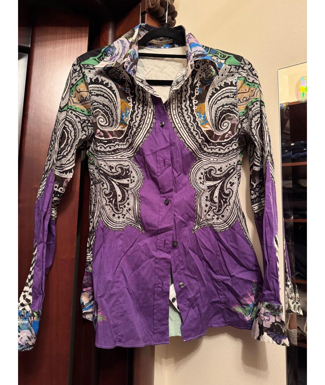 ETRO Фиолетовая рубашка, фото 3