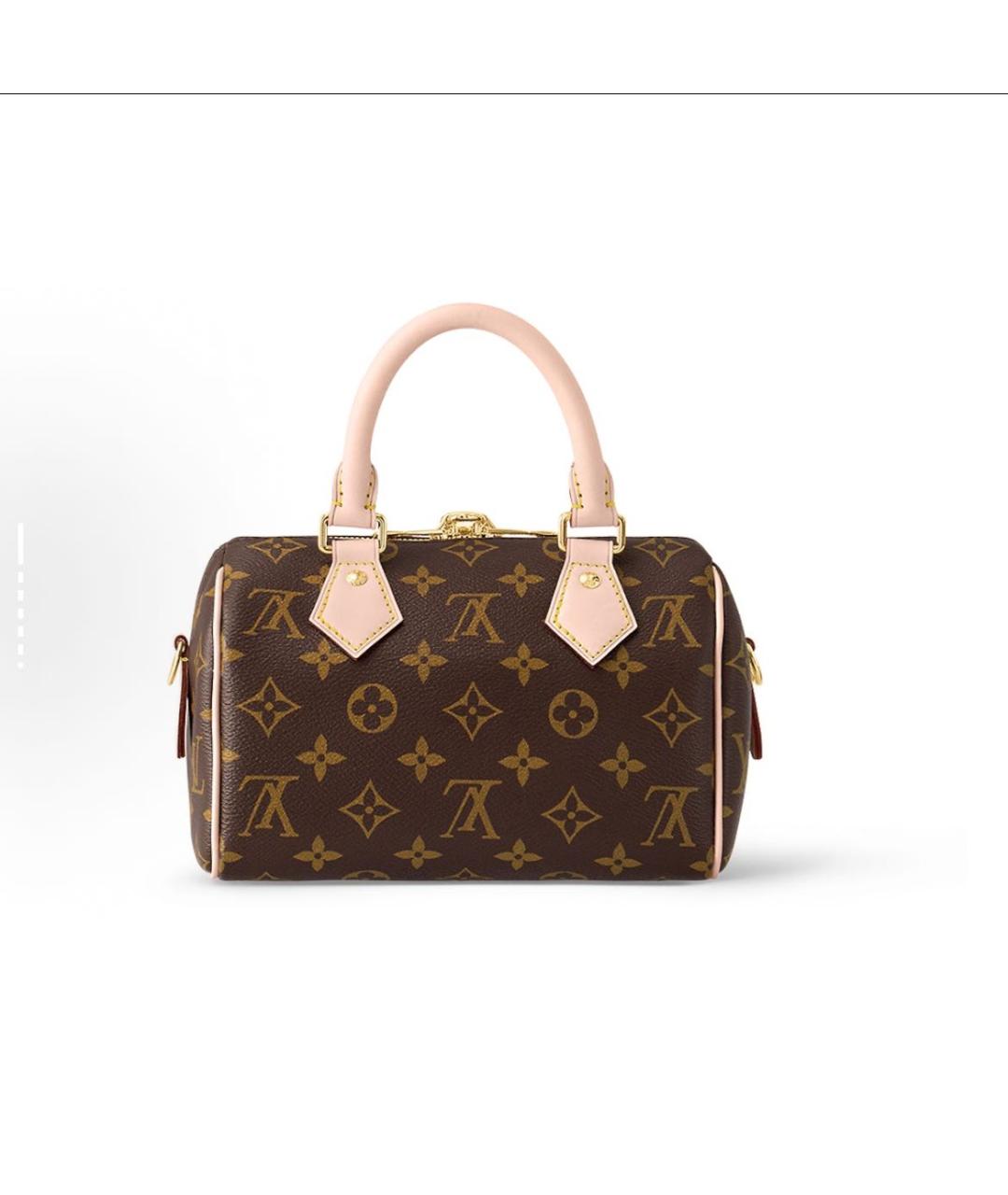 LOUIS VUITTON Коричневая сумка с короткими ручками, фото 2