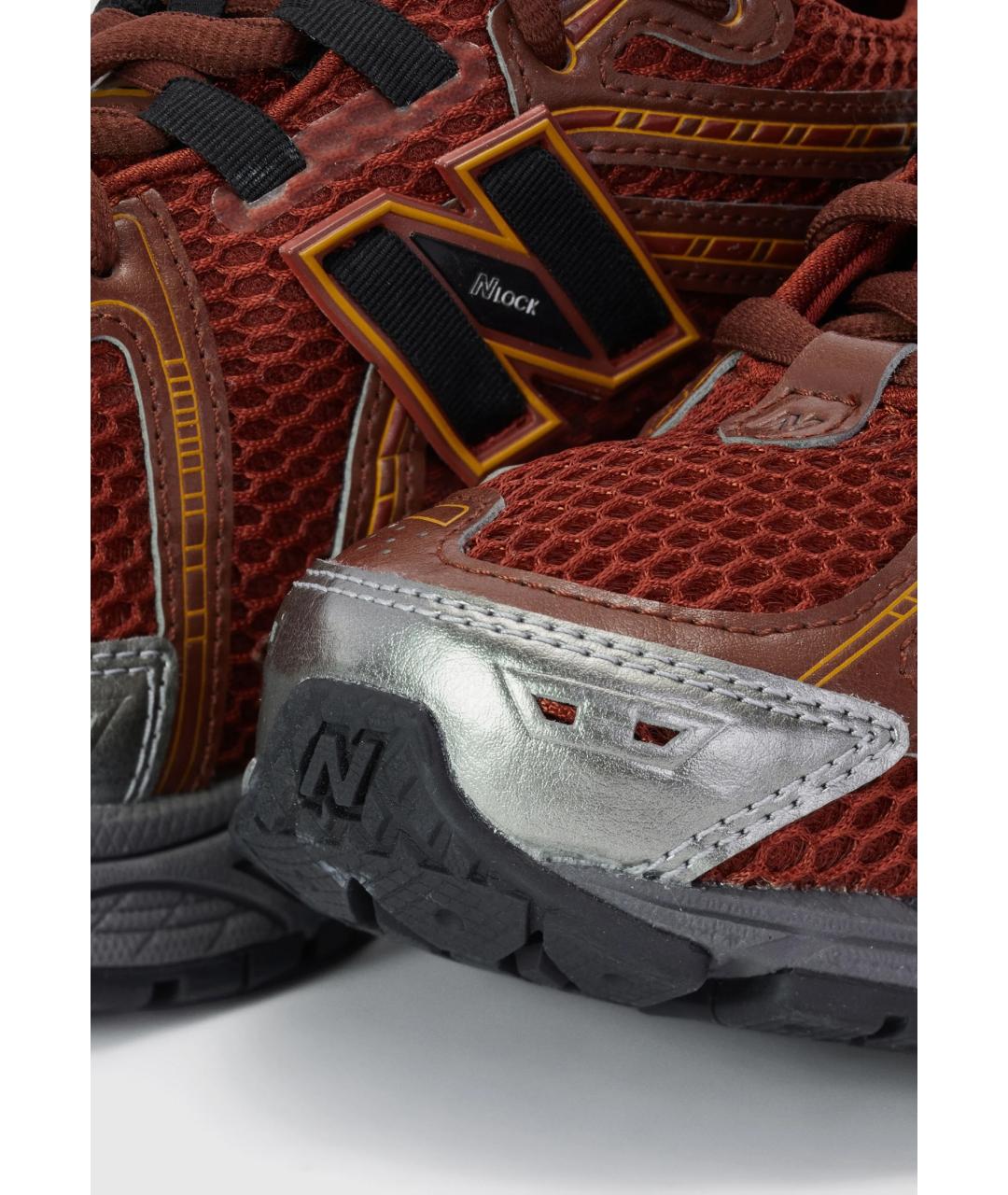 NEW BALANCE Оранжевое низкие кроссовки / кеды, фото 6