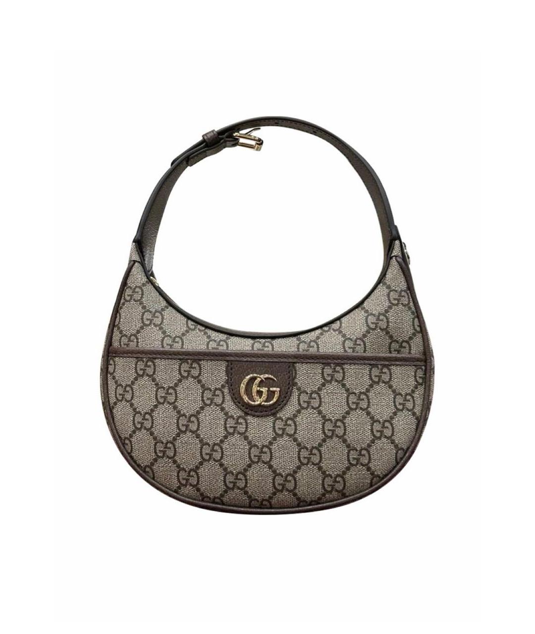 GUCCI Бежевая сумка с короткими ручками, фото 1
