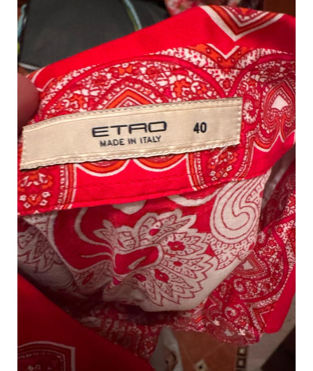 ETRO Красная рубашка, фото 2