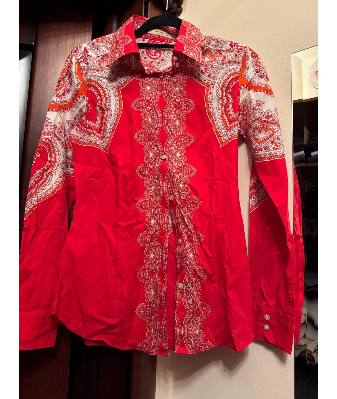 ETRO Красная рубашка, фото 3