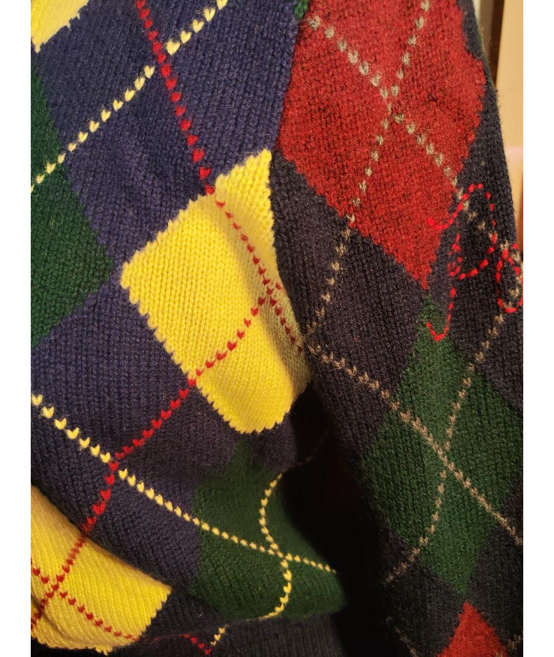 POLO RALPH LAUREN Мульти шерстяной кардиган, фото 5