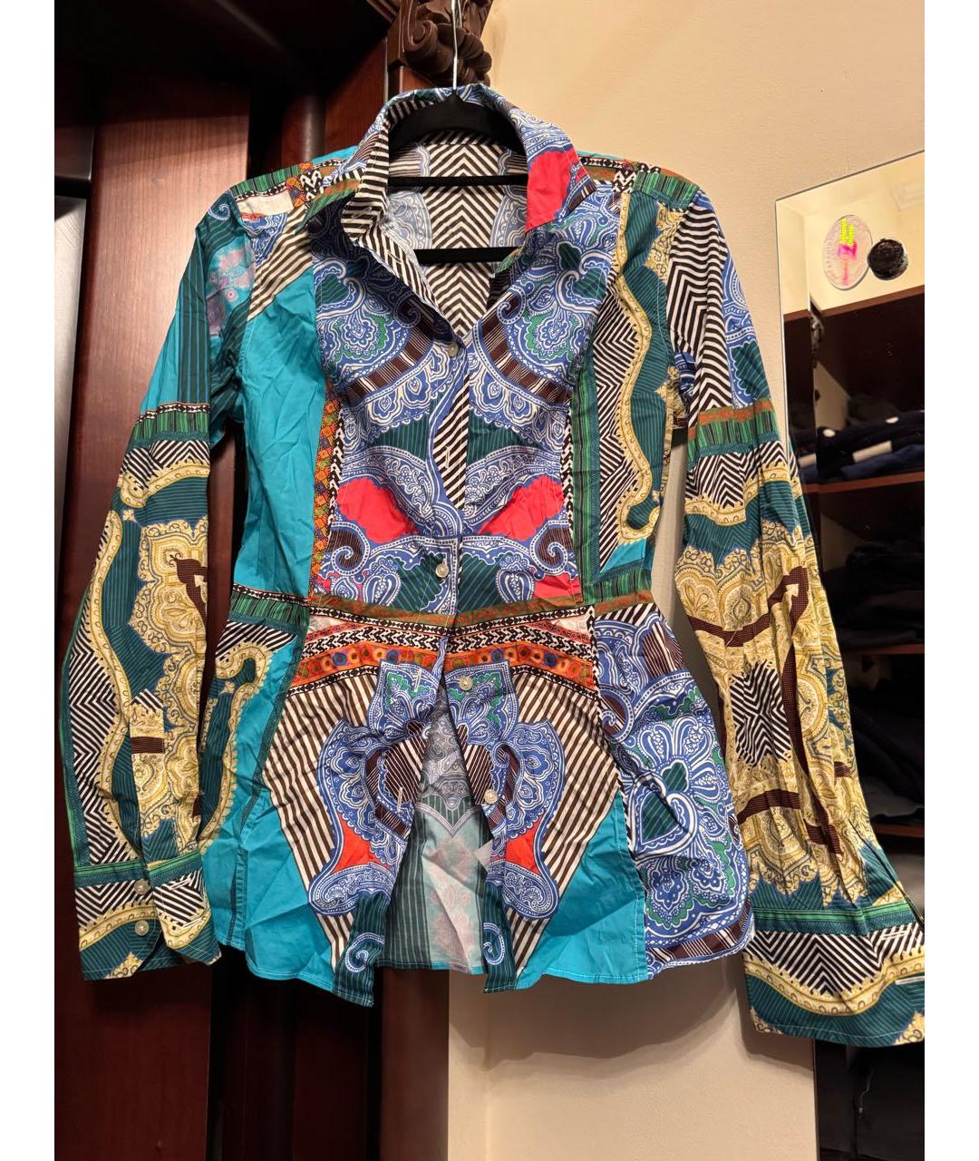 ETRO Мульти рубашка, фото 3