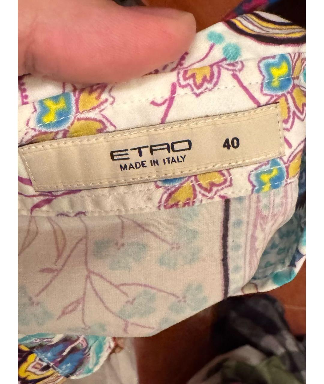 ETRO Мульти рубашка, фото 2