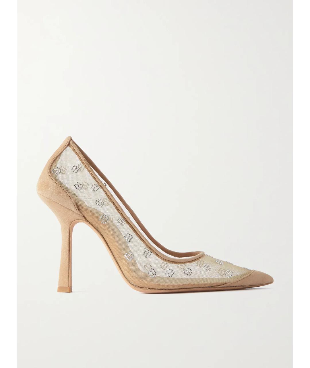 ALEXANDER WANG Бежевые замшевые туфли, фото 1