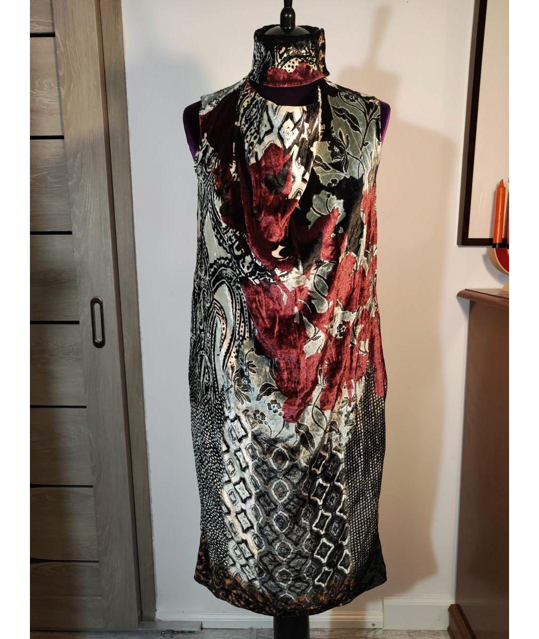 ETRO Мульти коктейльное платье, фото 9