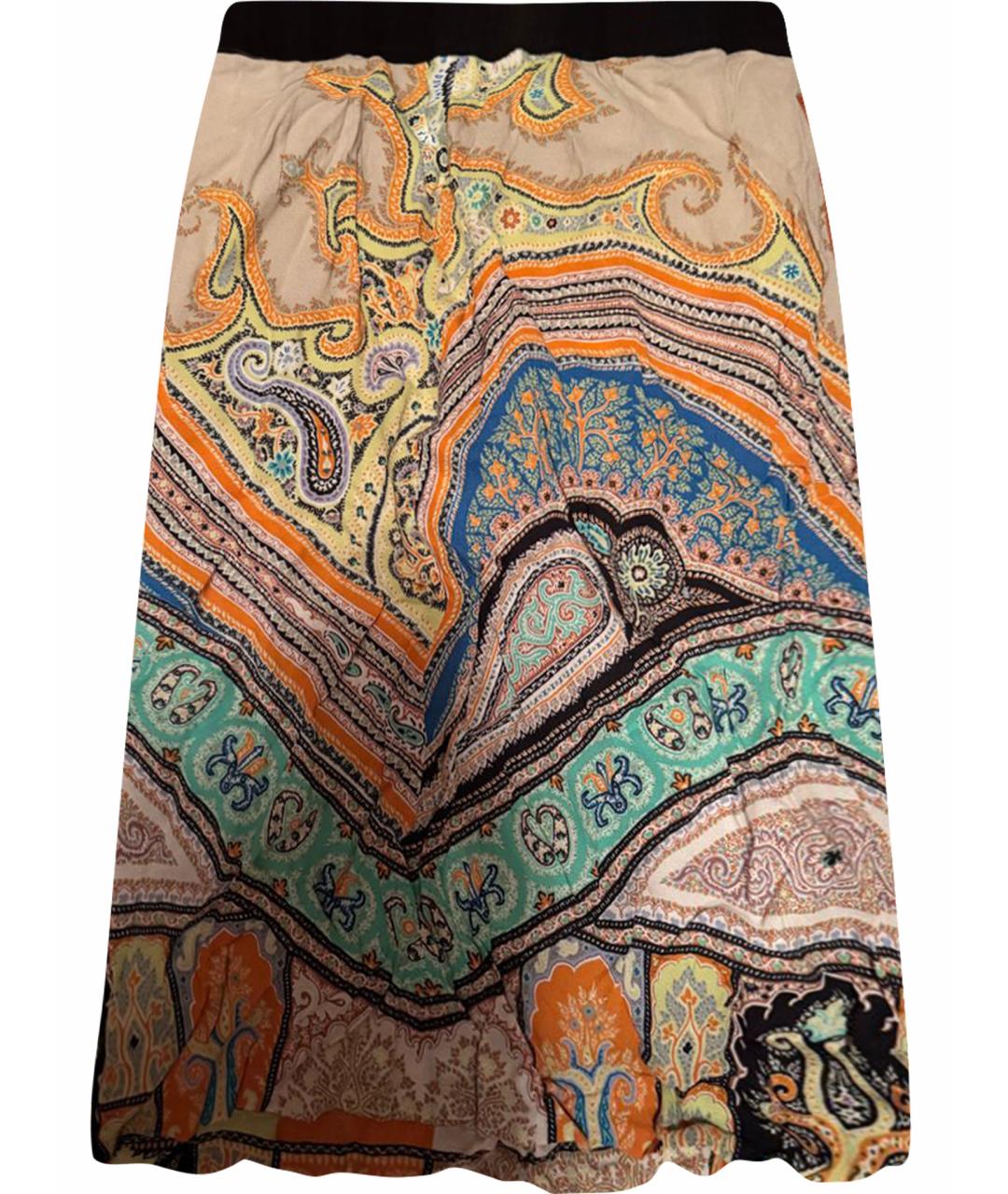 ETRO Мульти вискозная юбка миди, фото 1