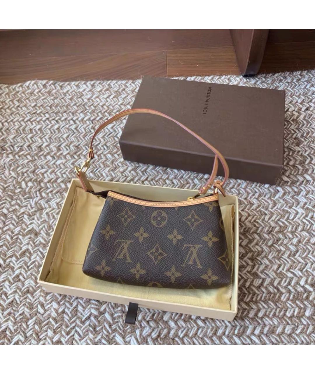 LOUIS VUITTON Коричневая сумка через плечо, фото 3