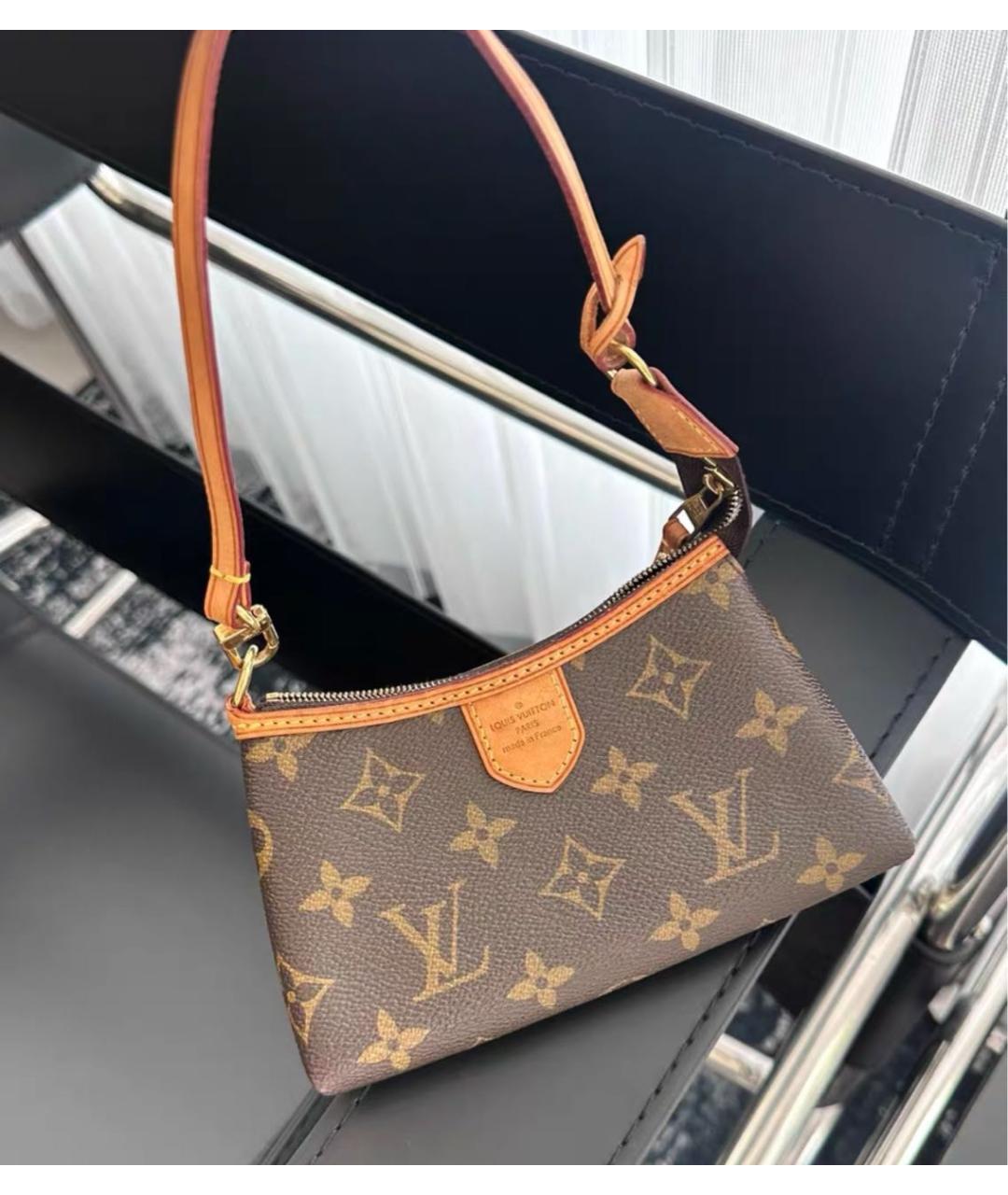 LOUIS VUITTON Коричневая сумка через плечо, фото 5