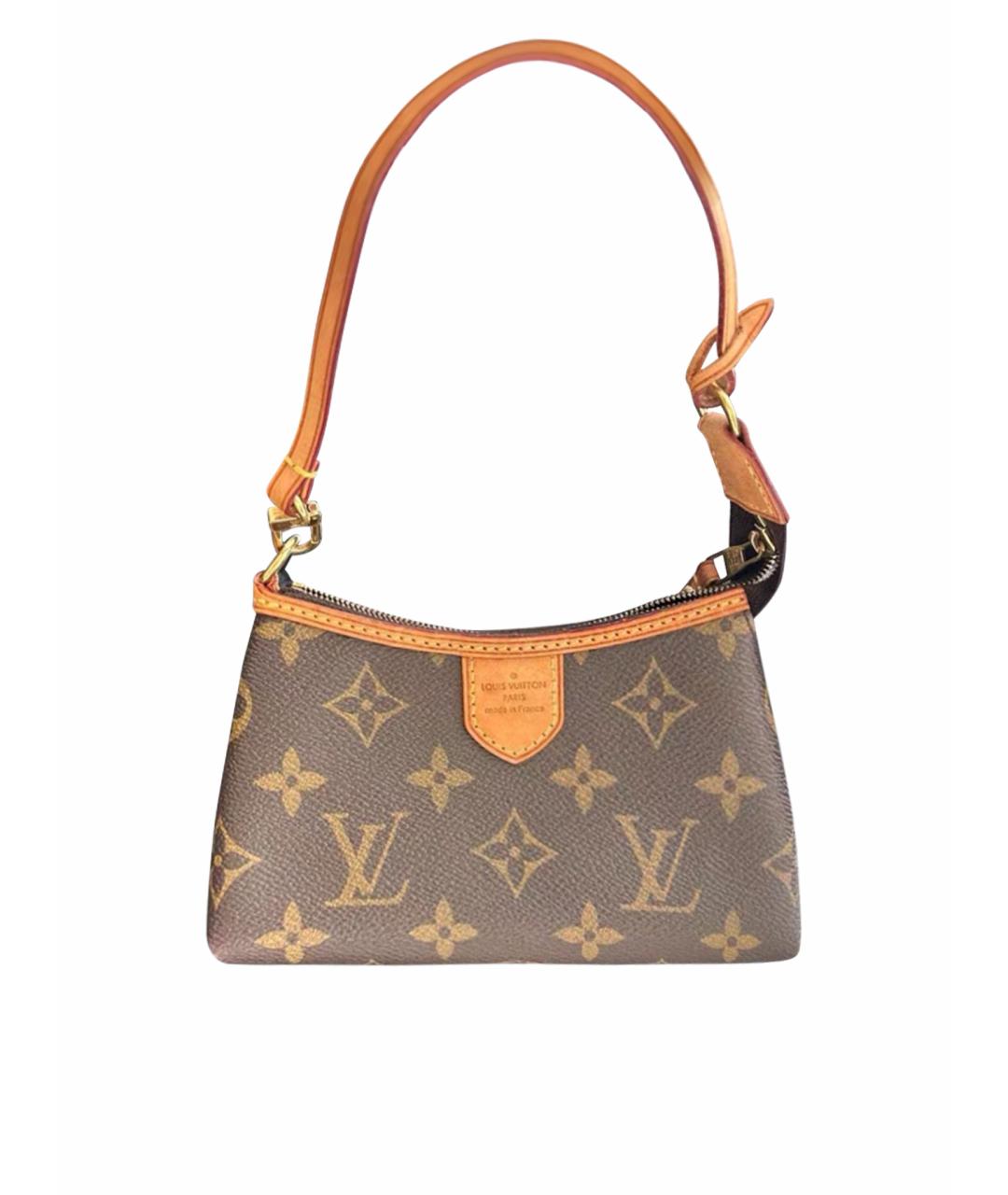 LOUIS VUITTON Коричневая сумка через плечо, фото 1