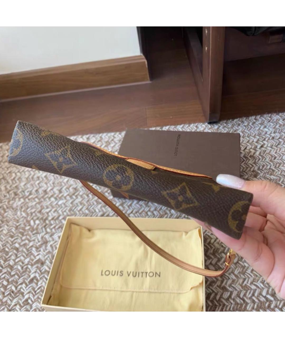 LOUIS VUITTON Коричневая сумка через плечо, фото 4