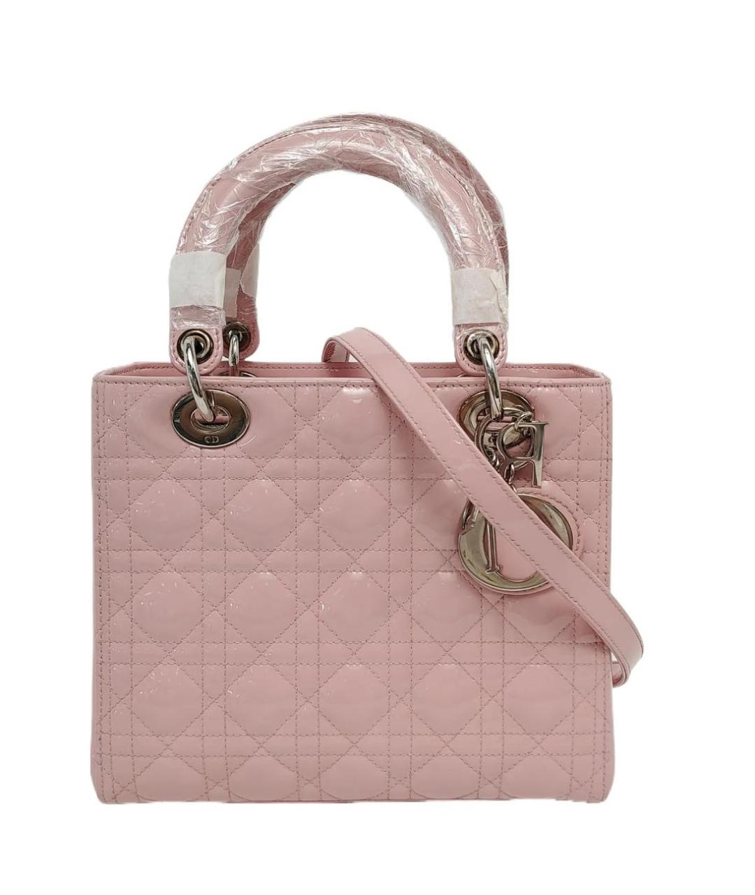 CHRISTIAN DIOR Сумка с короткими ручками из лакированной кожи, фото 2