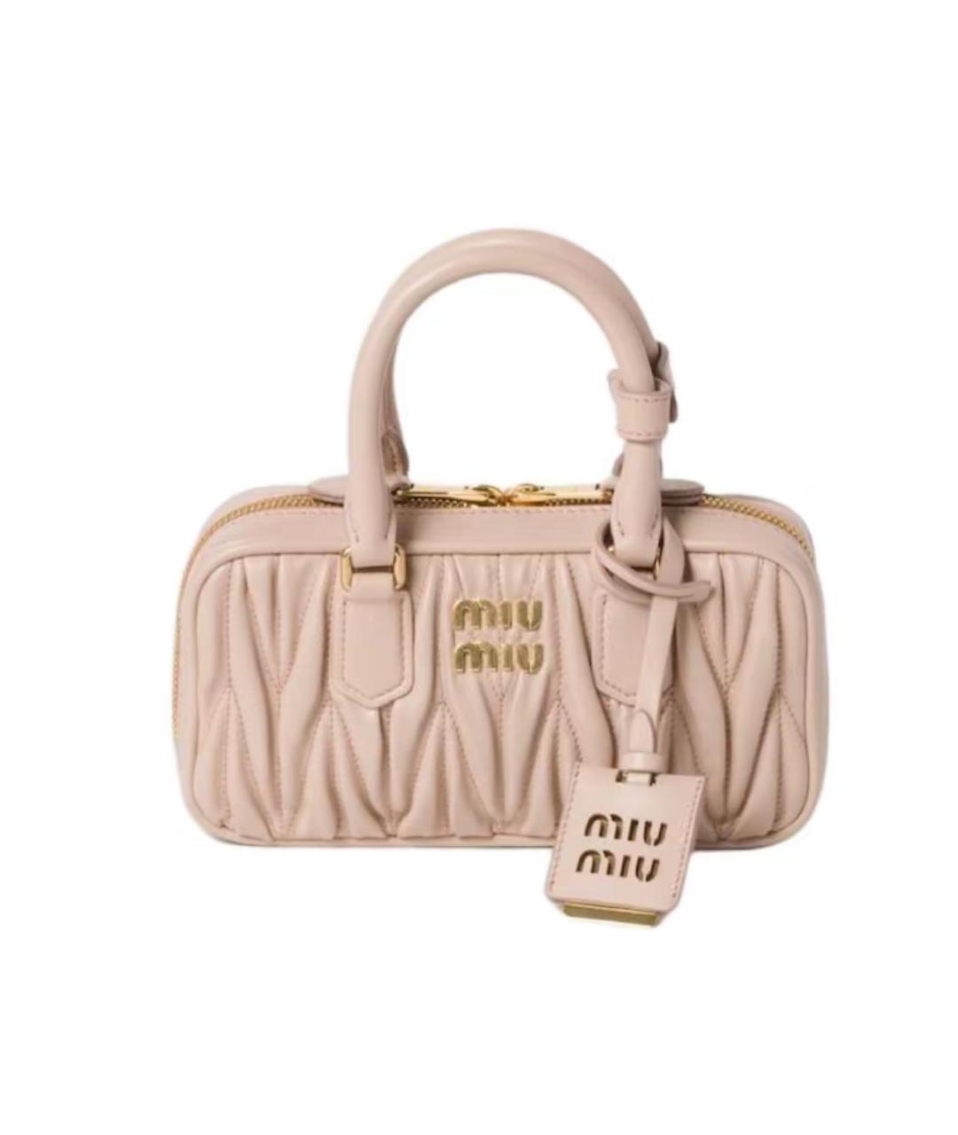 MIU MIU Розовая сумка с короткими ручками, фото 1