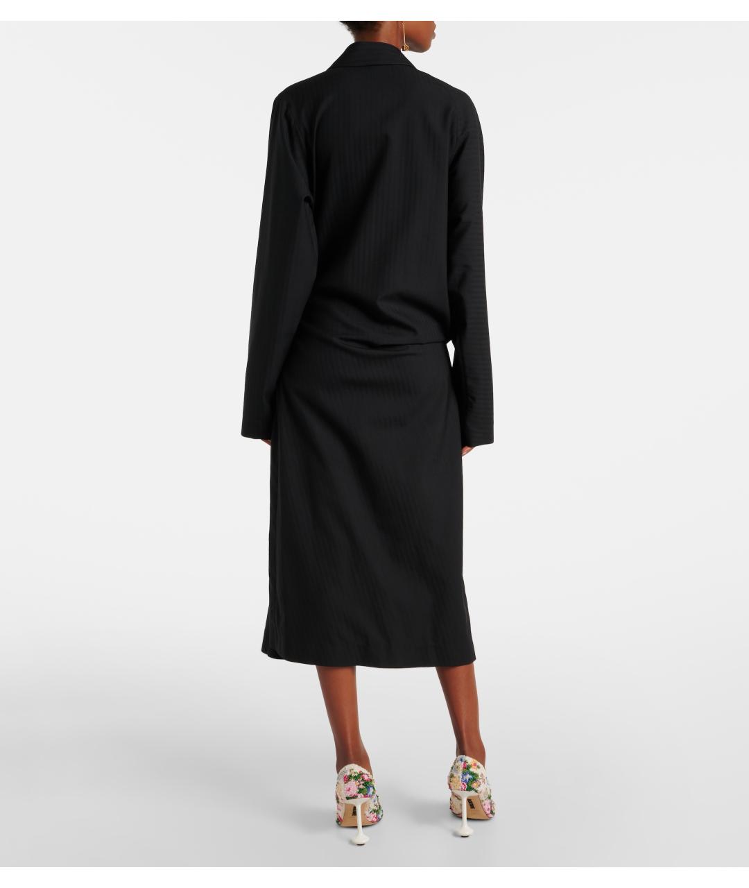 LOEWE Черное повседневное платье, фото 3