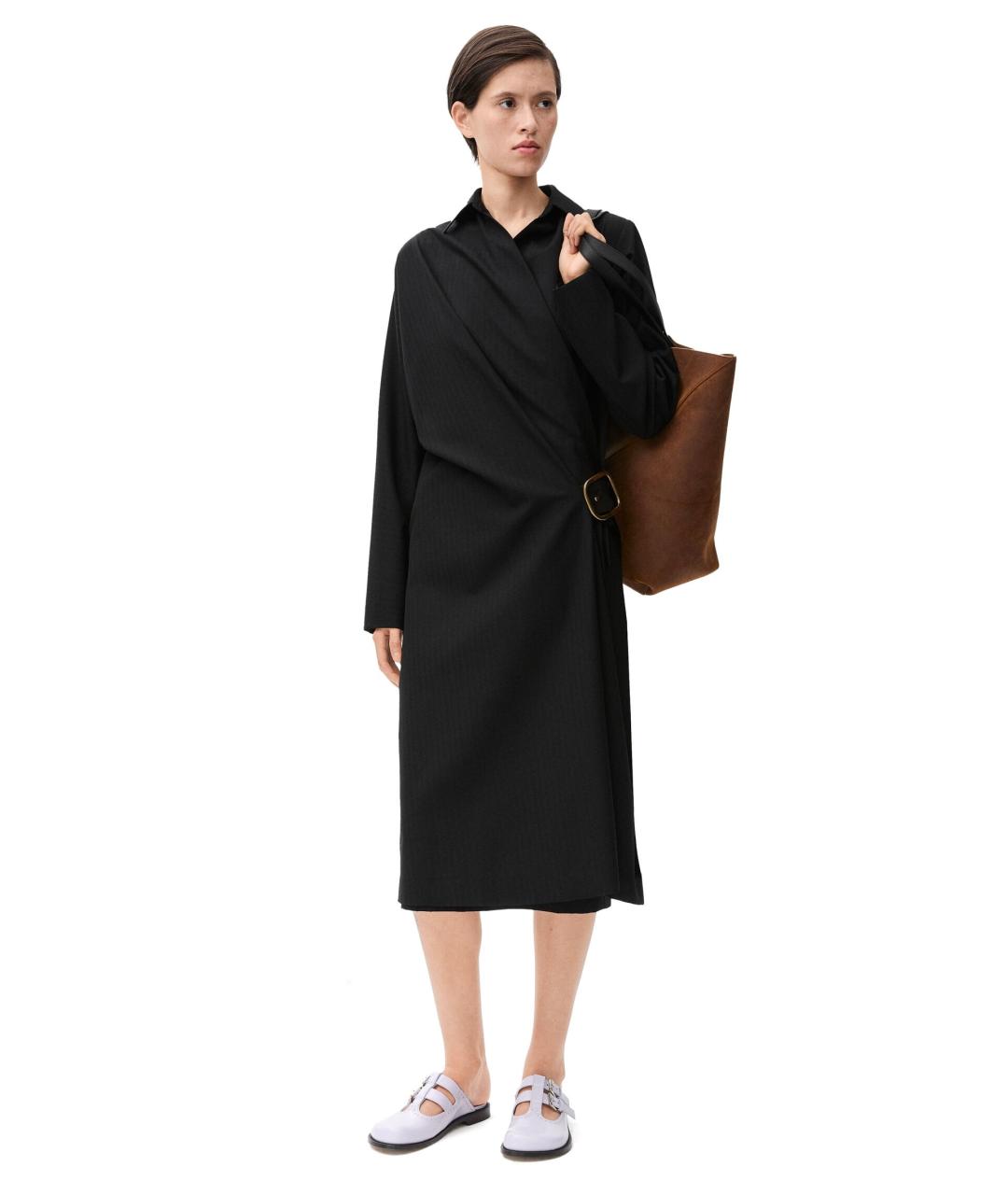 LOEWE Черное повседневное платье, фото 6