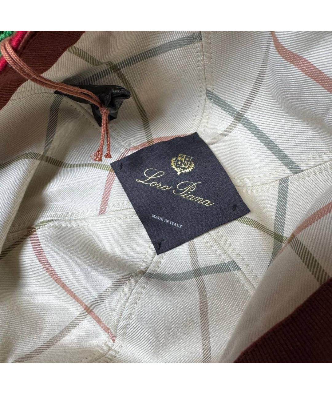 LORO PIANA Красная кепка/бейсболка, фото 6