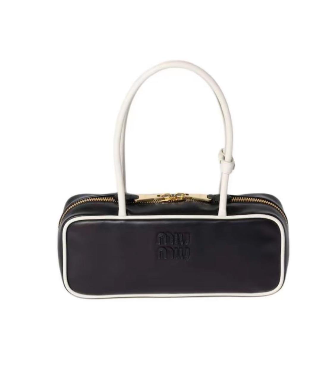 MIU MIU Черная сумка с короткими ручками, фото 1