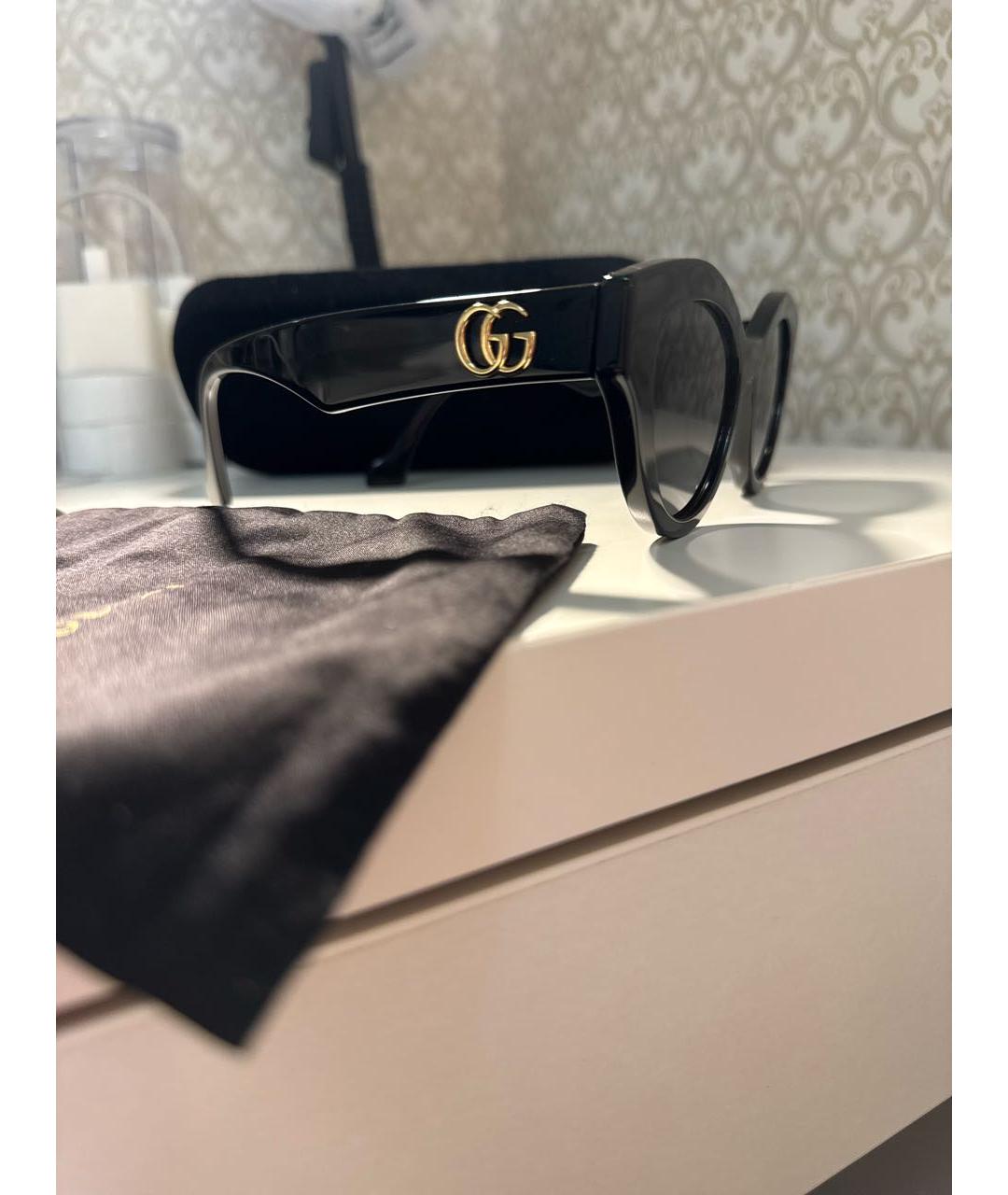 GUCCI Черные солнцезащитные очки, фото 3