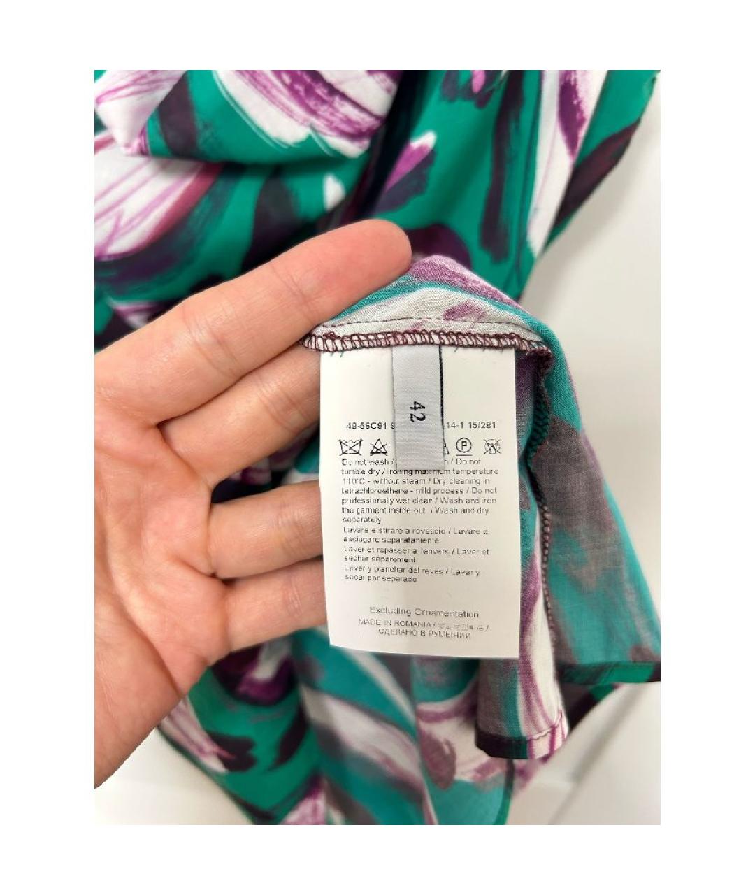 TRUSSARDI Мульти вискозная блузы, фото 4
