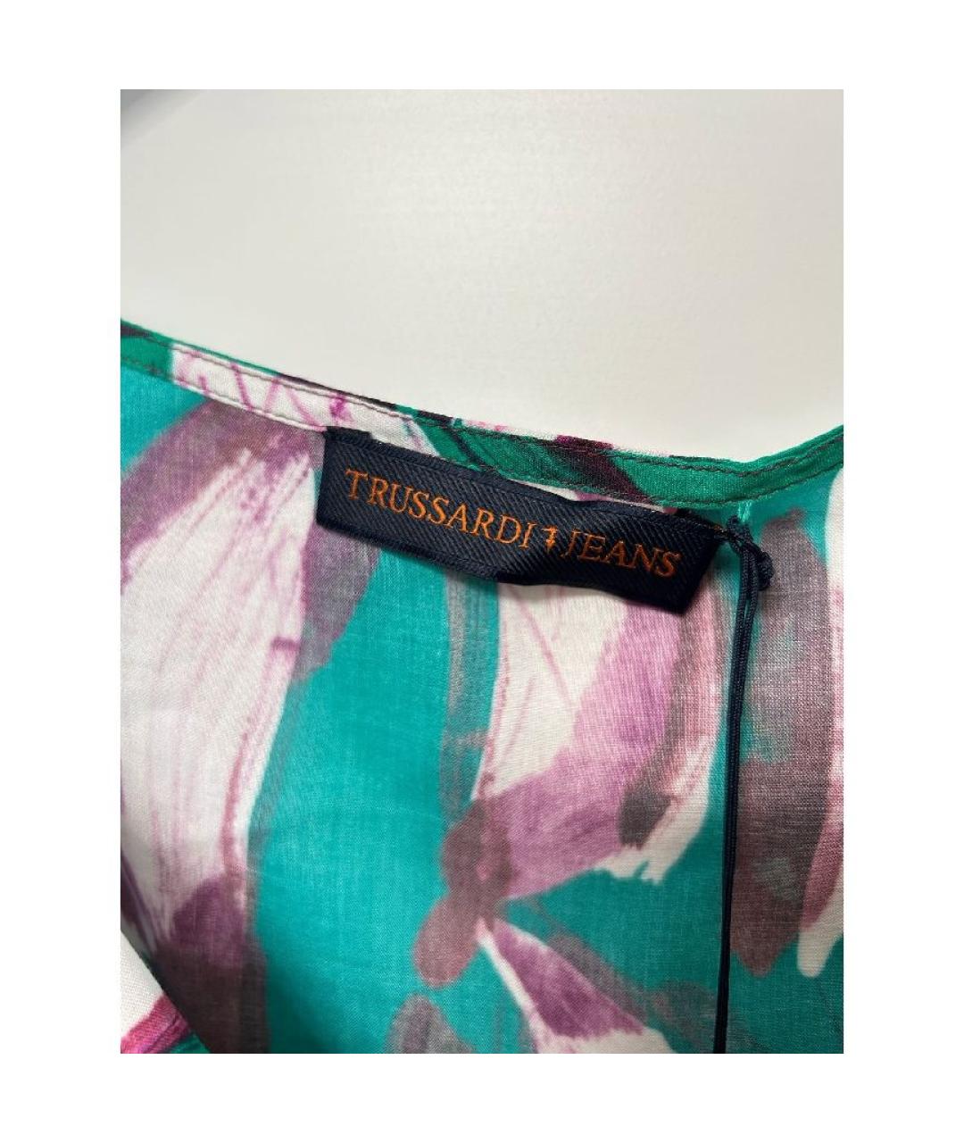 TRUSSARDI Мульти вискозная блузы, фото 2