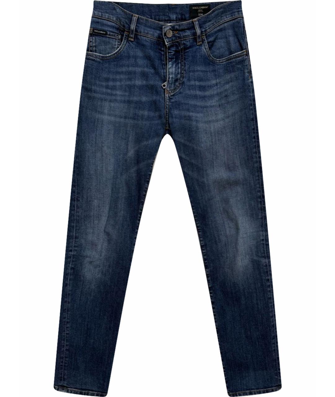 DOLCE&GABBANA Голубые джинсы скинни, фото 1