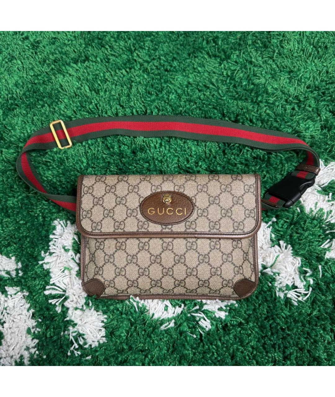 GUCCI Бежевая поясная сумка, фото 2