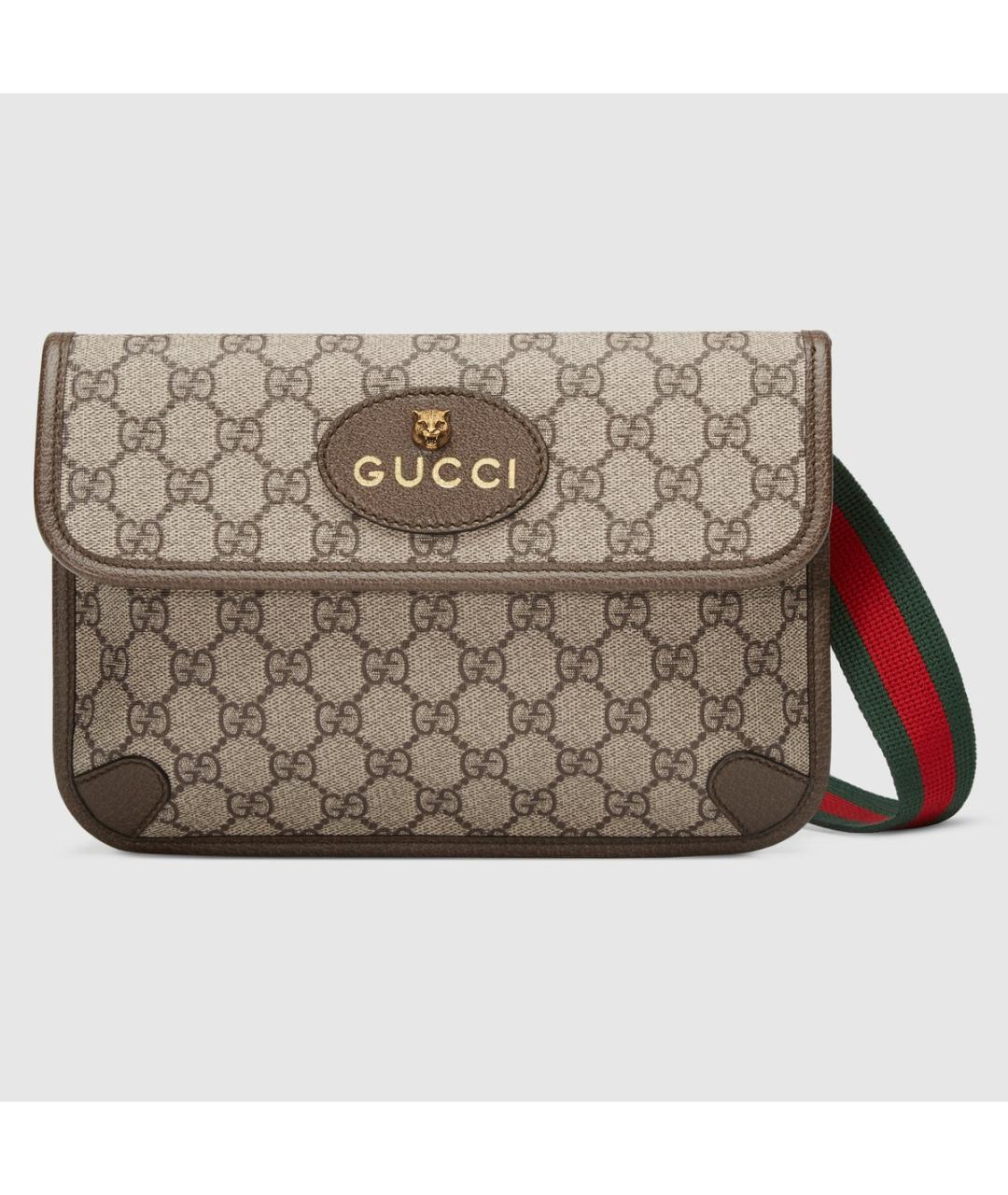 GUCCI Бежевая поясная сумка, фото 8