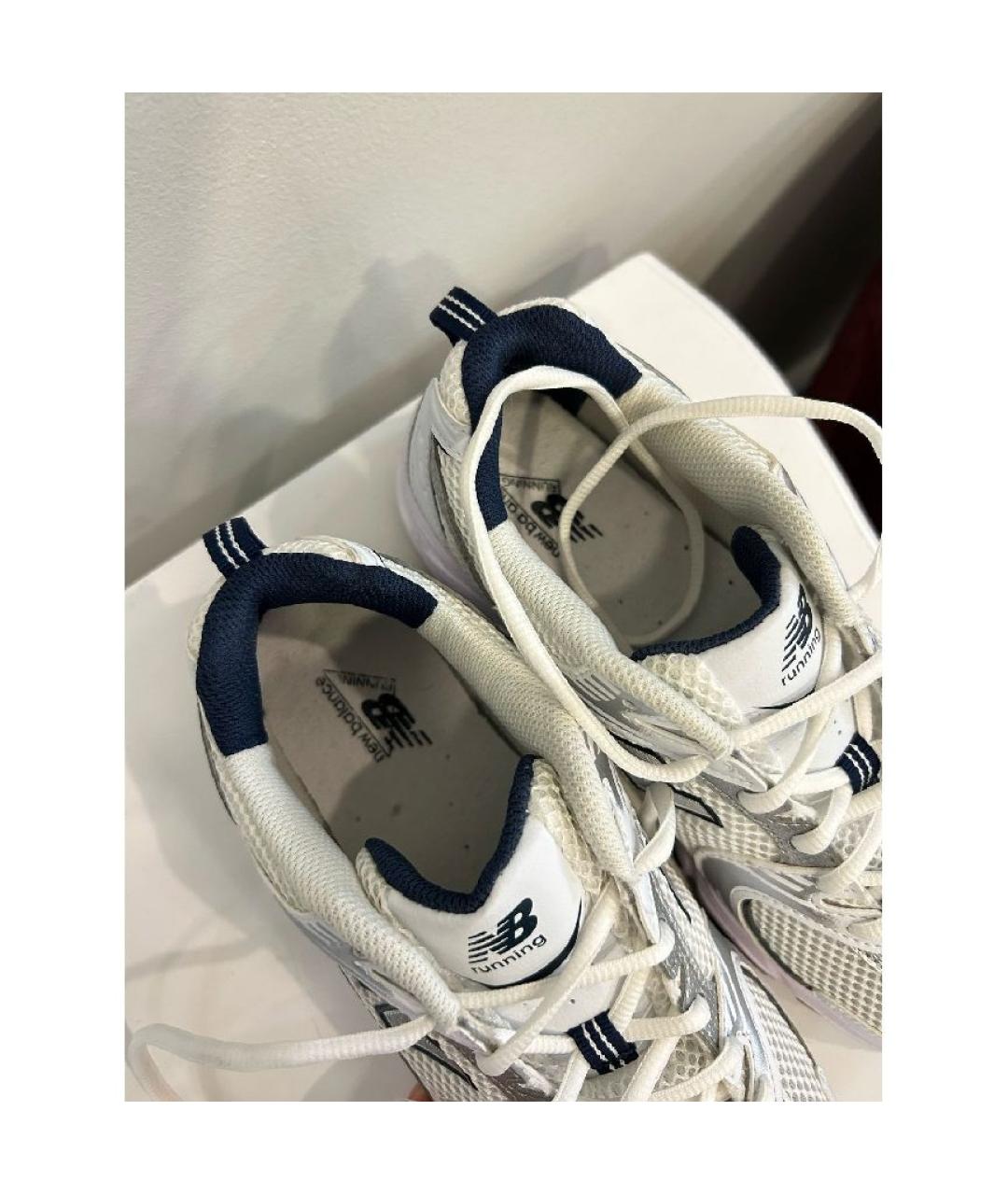 NEW BALANCE Белые кроссовки, фото 4