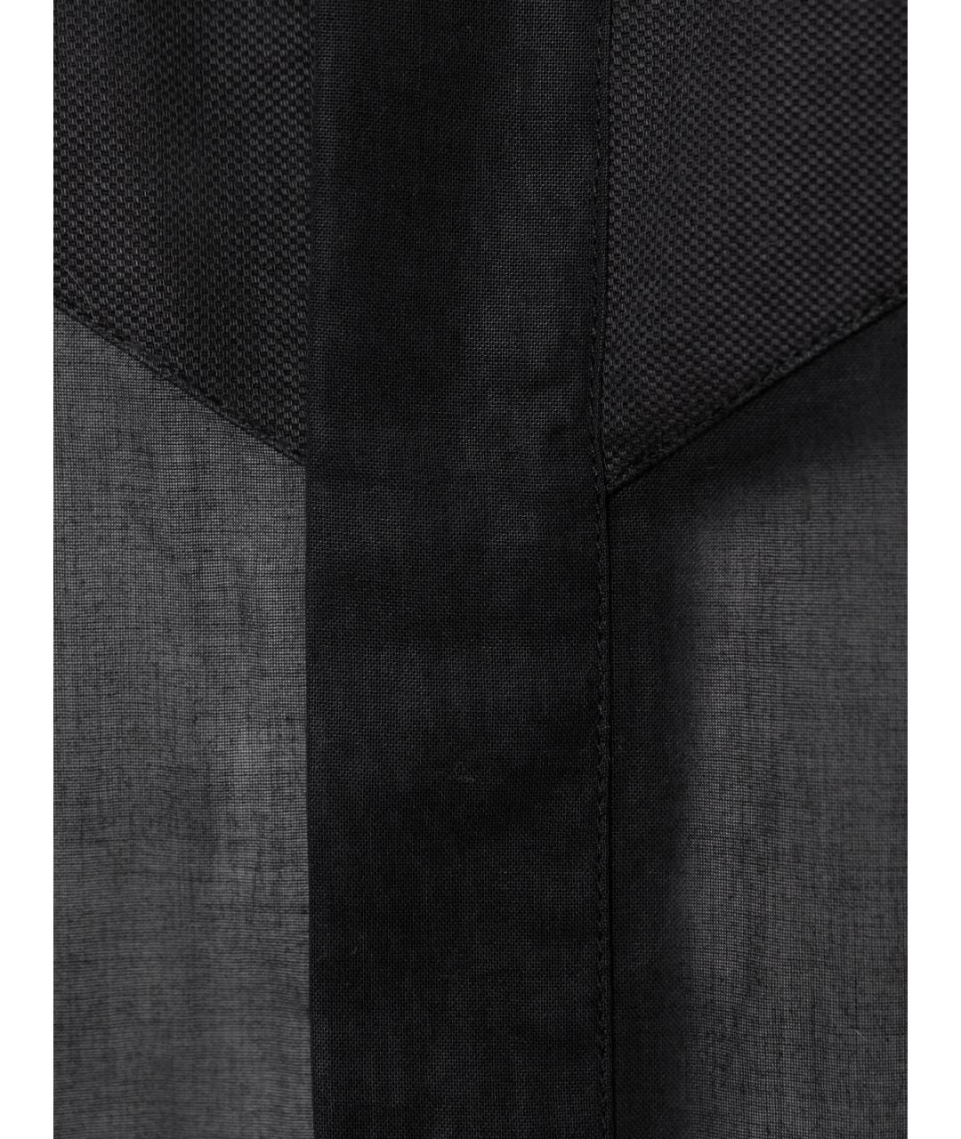 SAINT LAURENT Черная хлопковая рубашка, фото 3