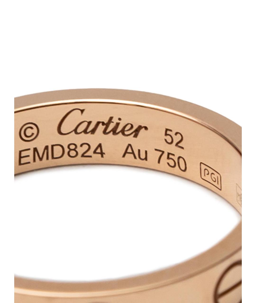 CARTIER Розовое кольцо из розового золота, фото 4