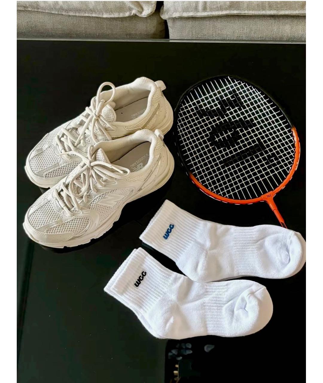 NEW BALANCE Бежевые текстильные кроссовки, фото 4