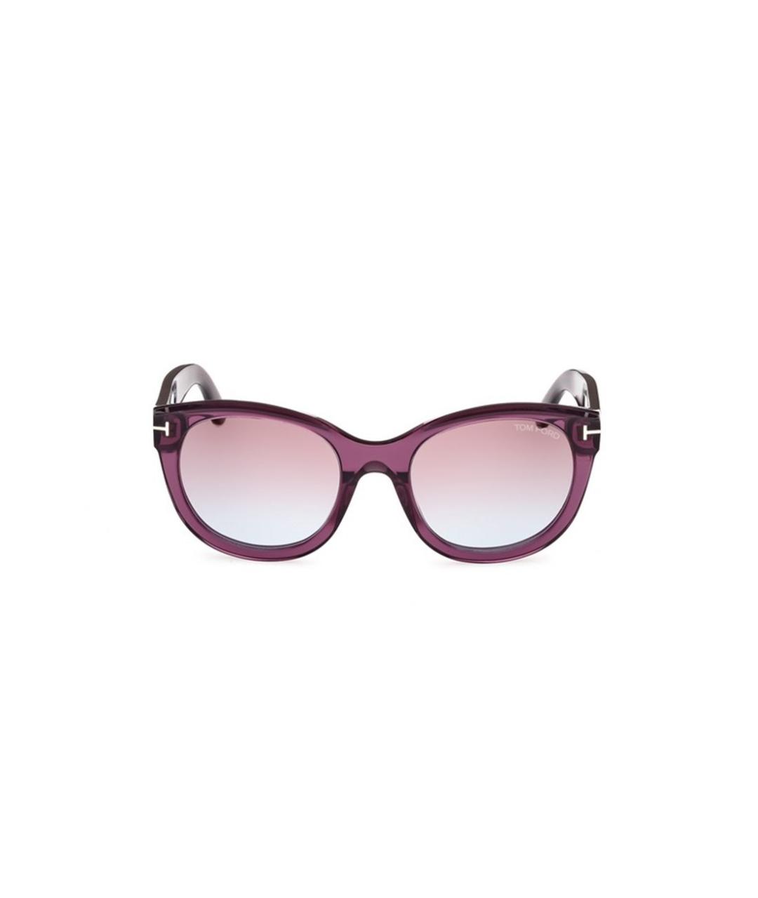 TOM FORD Бордовые солнцезащитные очки, фото 3