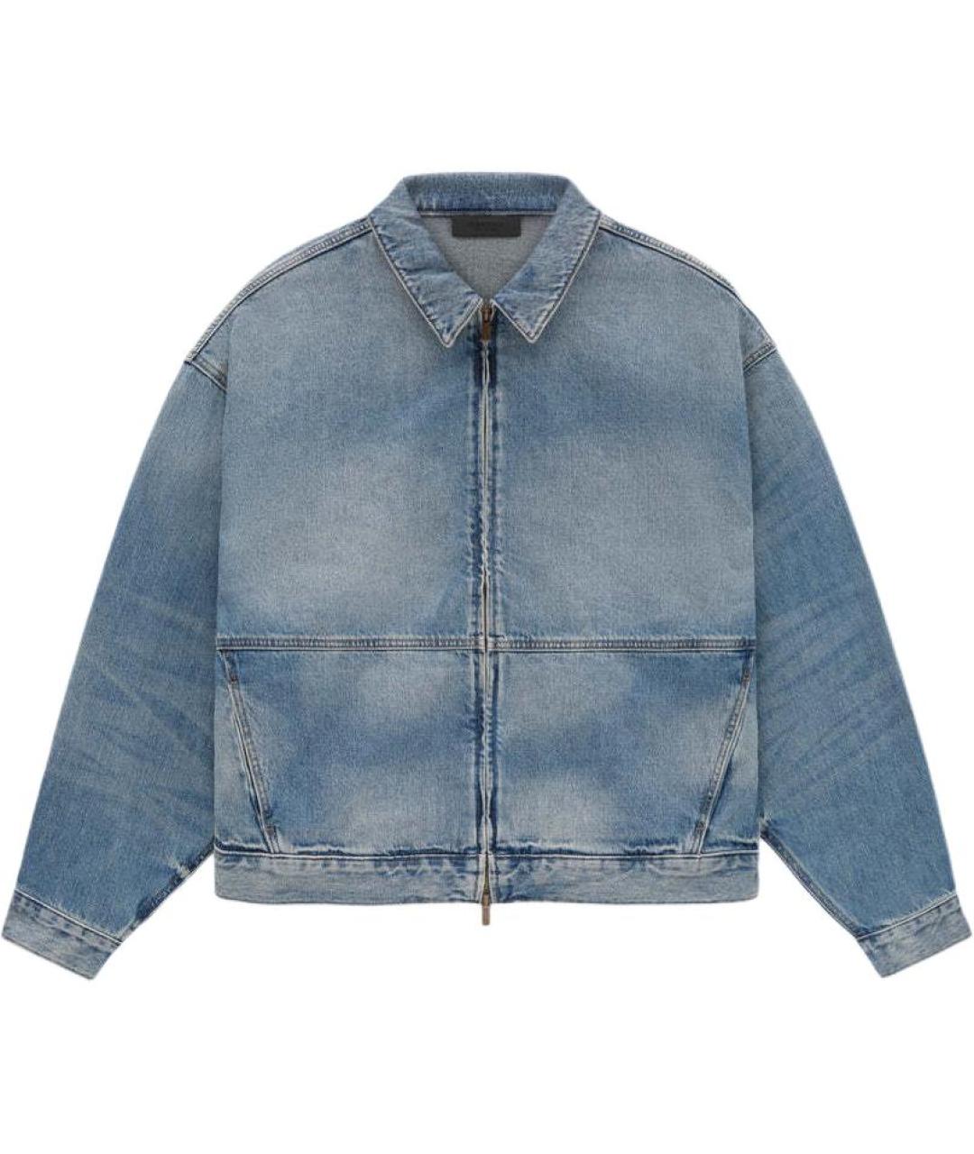 FEAR OF GOD ESSENTIALS Синяя деним куртка, фото 1
