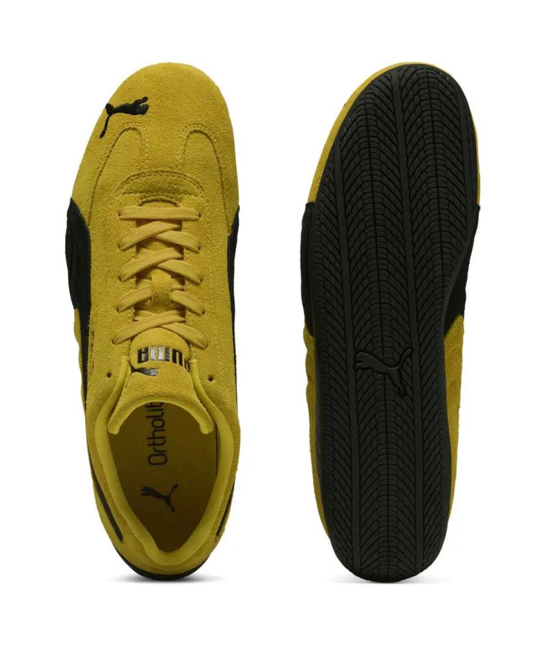 PUMA Желтые кеды, фото 5
