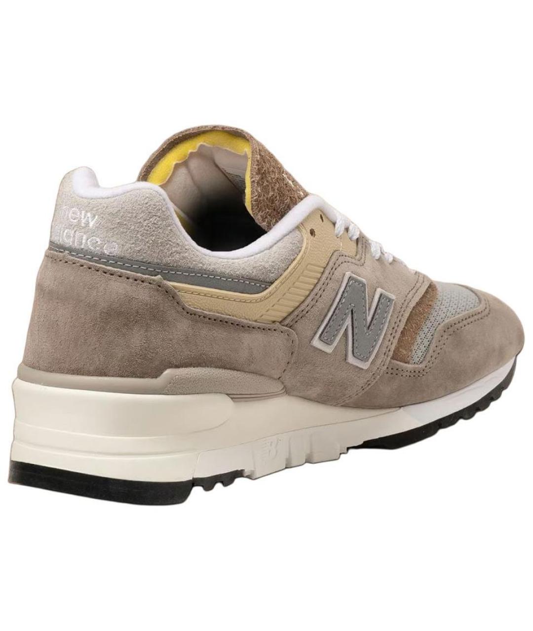 NEW BALANCE Коричневые низкие кроссовки / кеды, фото 4