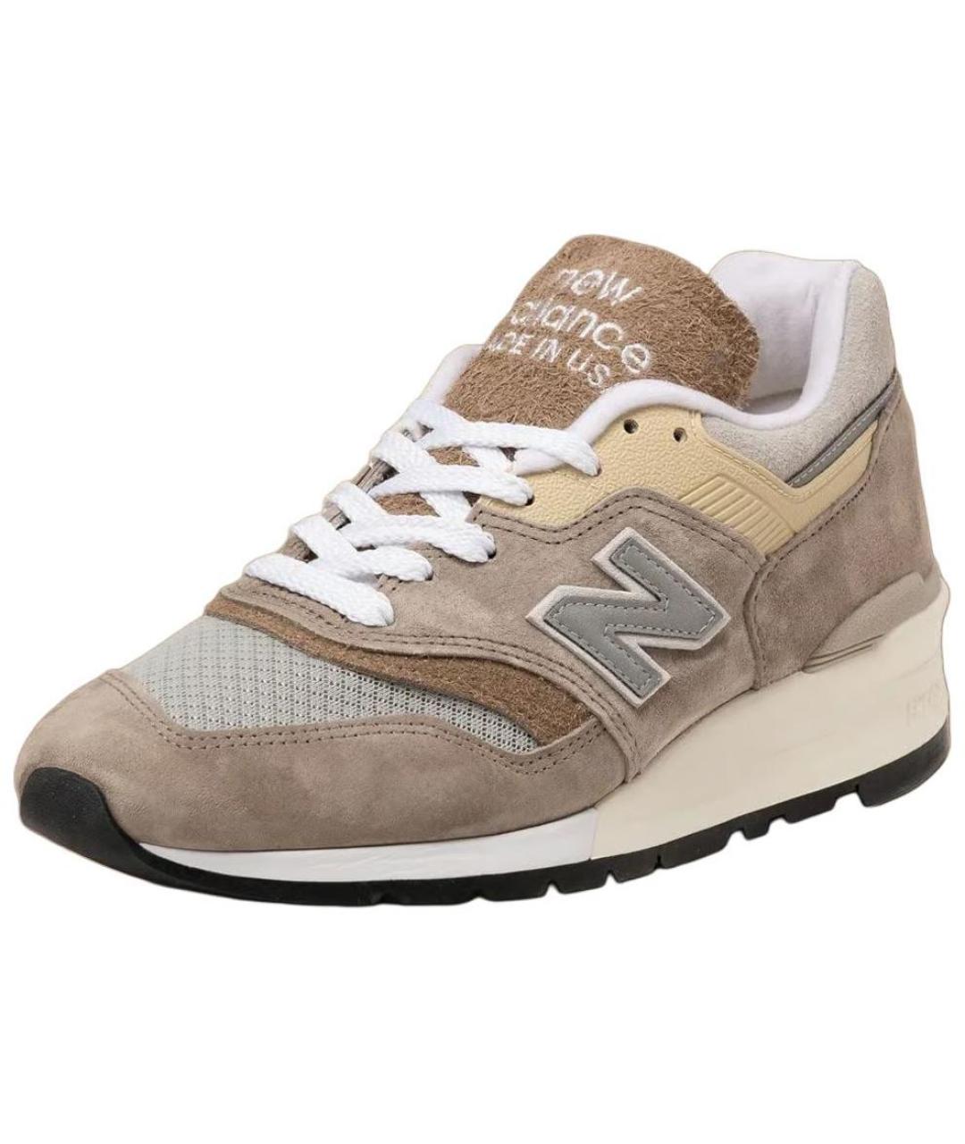 NEW BALANCE Коричневые низкие кроссовки / кеды, фото 3