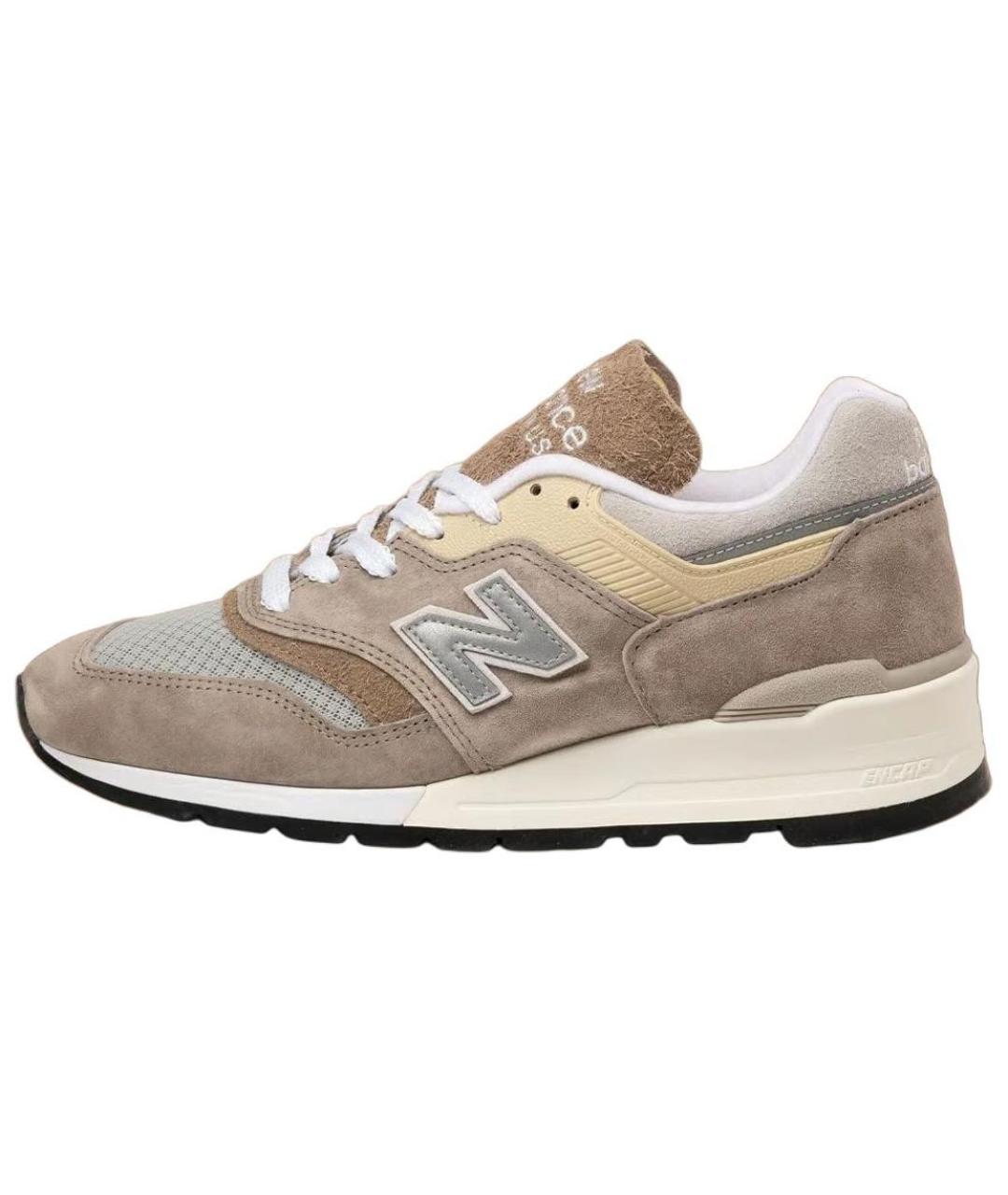 NEW BALANCE Коричневые низкие кроссовки / кеды, фото 2