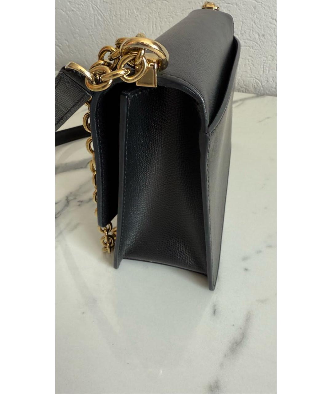 FURLA Черная кожаная сумка через плечо, фото 6