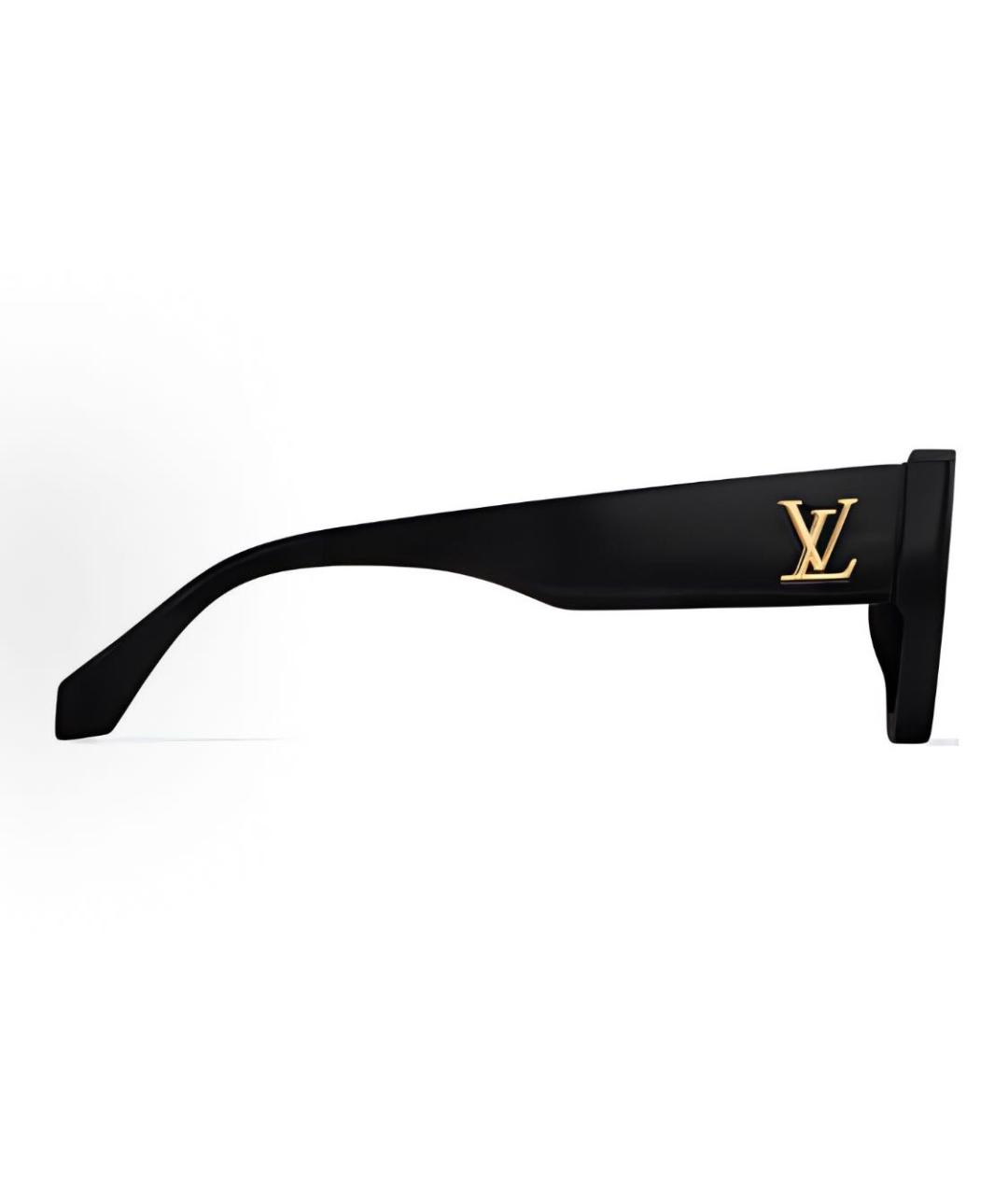 LOUIS VUITTON Черные пластиковые солнцезащитные очки, фото 3