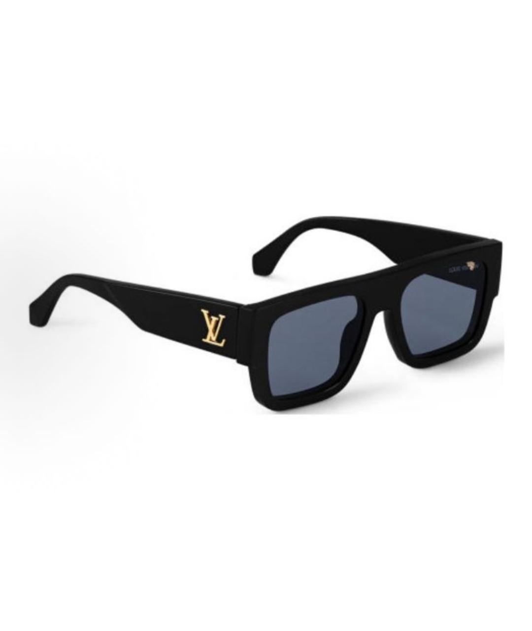 LOUIS VUITTON Черные пластиковые солнцезащитные очки, фото 4